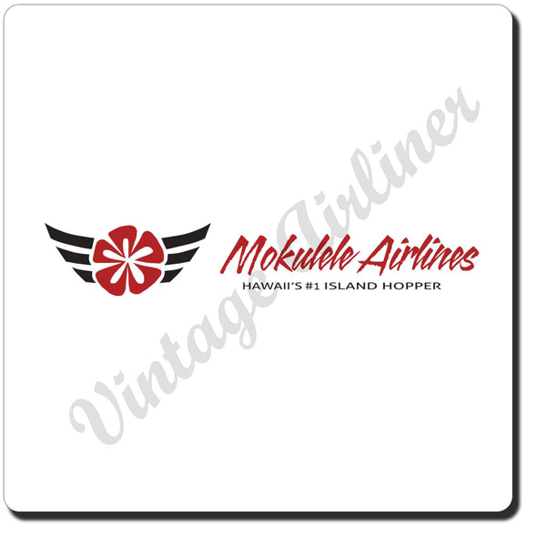 Mokulele Airlines old logo square coaster