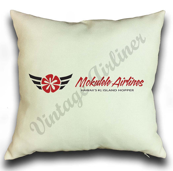 Mokulele Airlines old logo square pillow cover