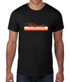 Mokulele Airlines Small Package Shipping logo full chest t-shirt available in white, black and navy