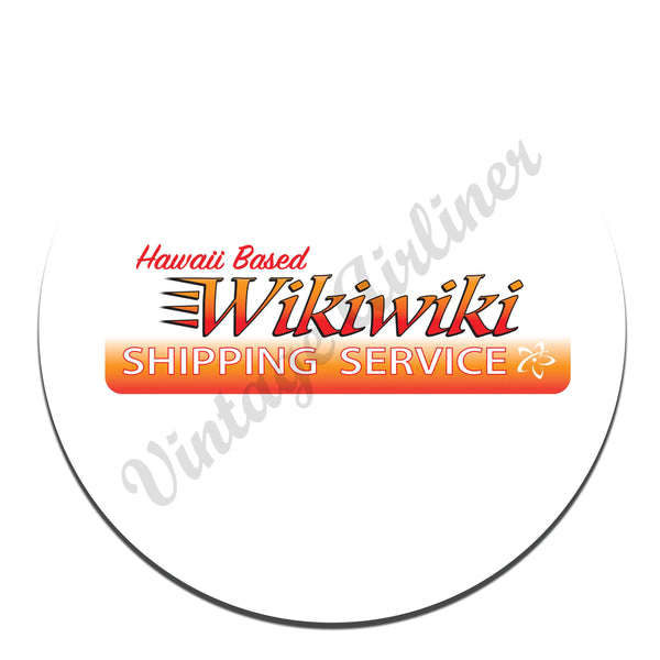 Small Package Shipping logo round mousepad