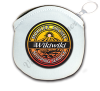 Wikiwiki Shipping Service logo round coin purse