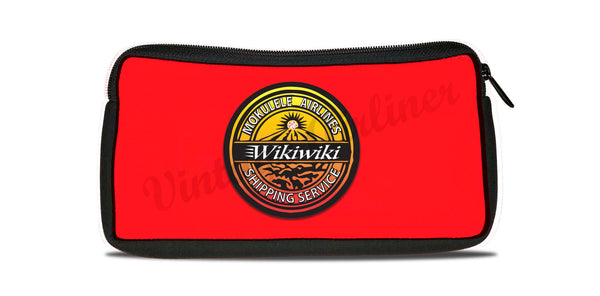 Wikiwiki Shipping Service logo travel pouch